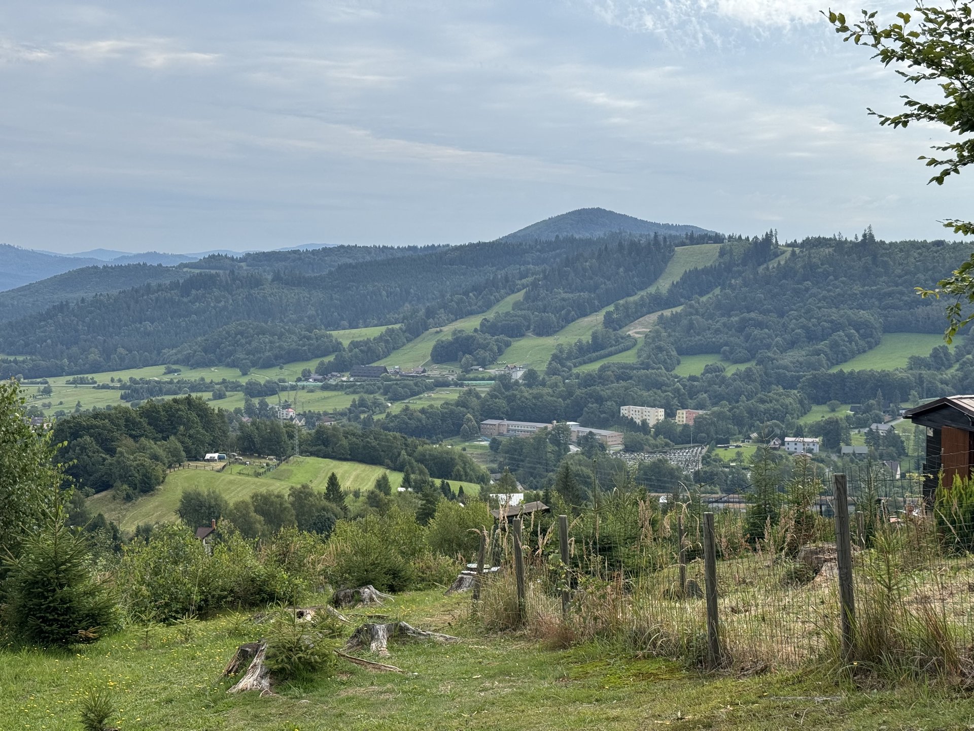The valley below Mosty u Jablunkova